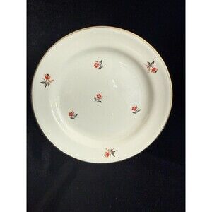 4 Cunningham & Picket 6 1/4”Saucer Eggshell 1940’s Desert Cardinal Hand Decorate